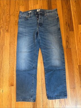 J. Crew 32 x 30 - Classic Men's Blue Denim Jeans